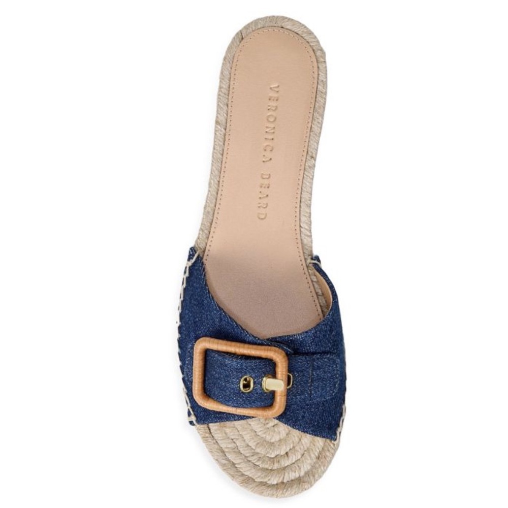 🌹VERONICA BEARD🌹Apa Denim Espadrille Sandals Size: 11 - Picture 3 of 10